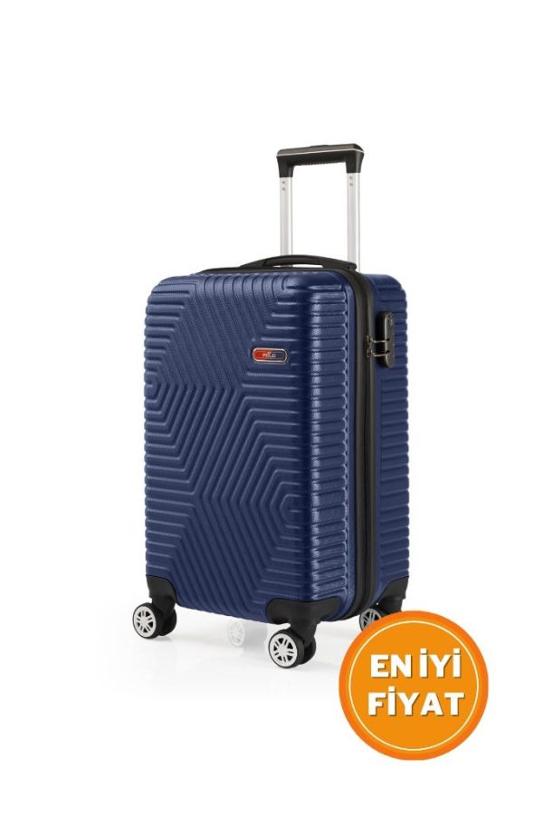 G&D Polo Suitcase Abs Lacivert Kabin Boy Valiz 600.04-K