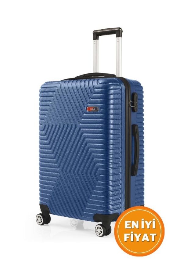 G&D Polo Suitcase Abs Çivit Mavi Orta Boy Valiz 600.05-O