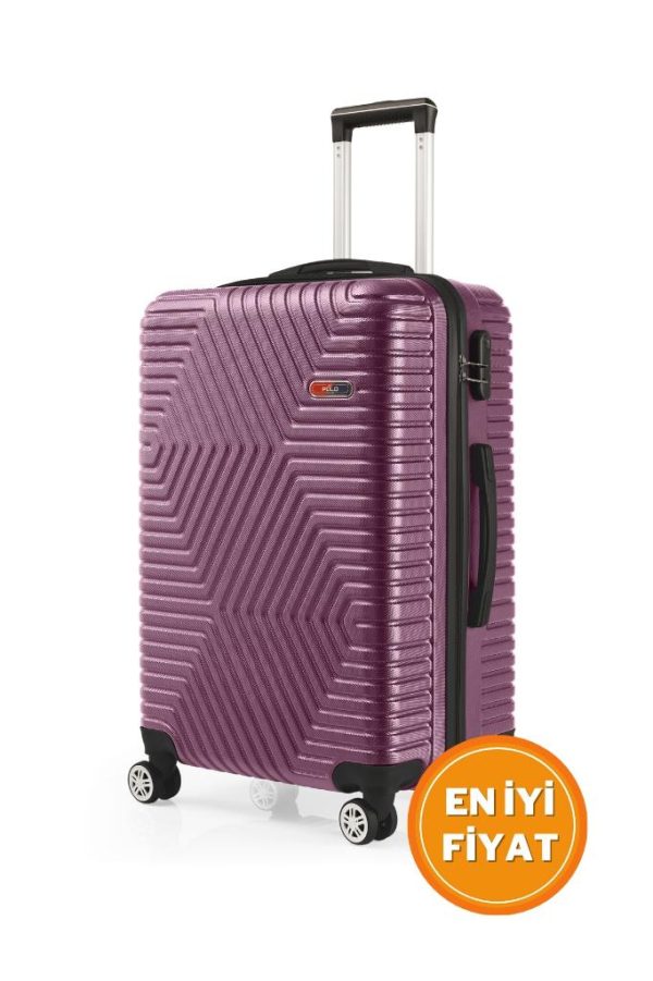 G&D Polo Suitcase Abs Mürdüm Orta Boy Valiz 600.09-O