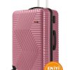 G&D Polo Suitcase Abs Gül Kurusu Büyük Boy Valiz 600.08-B
