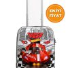 Hot Wheels Lisanslı Kırmızı Araba Erkek Çocuk Valizi – Süper Tasarım – Dayanıklı Hafif - Hot Wheels