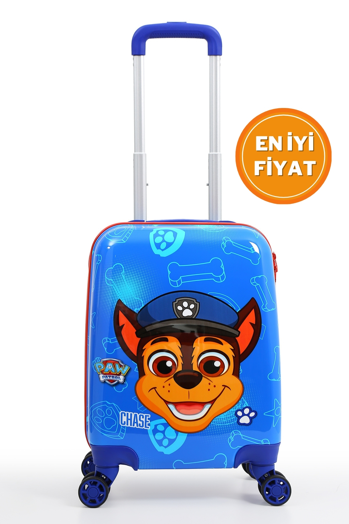 Gedox Kids Paw Patrol Lisanslı Çocuk Valizi – Chase Temalı | Darbeye Dayanıklı – 360° Tekerlek