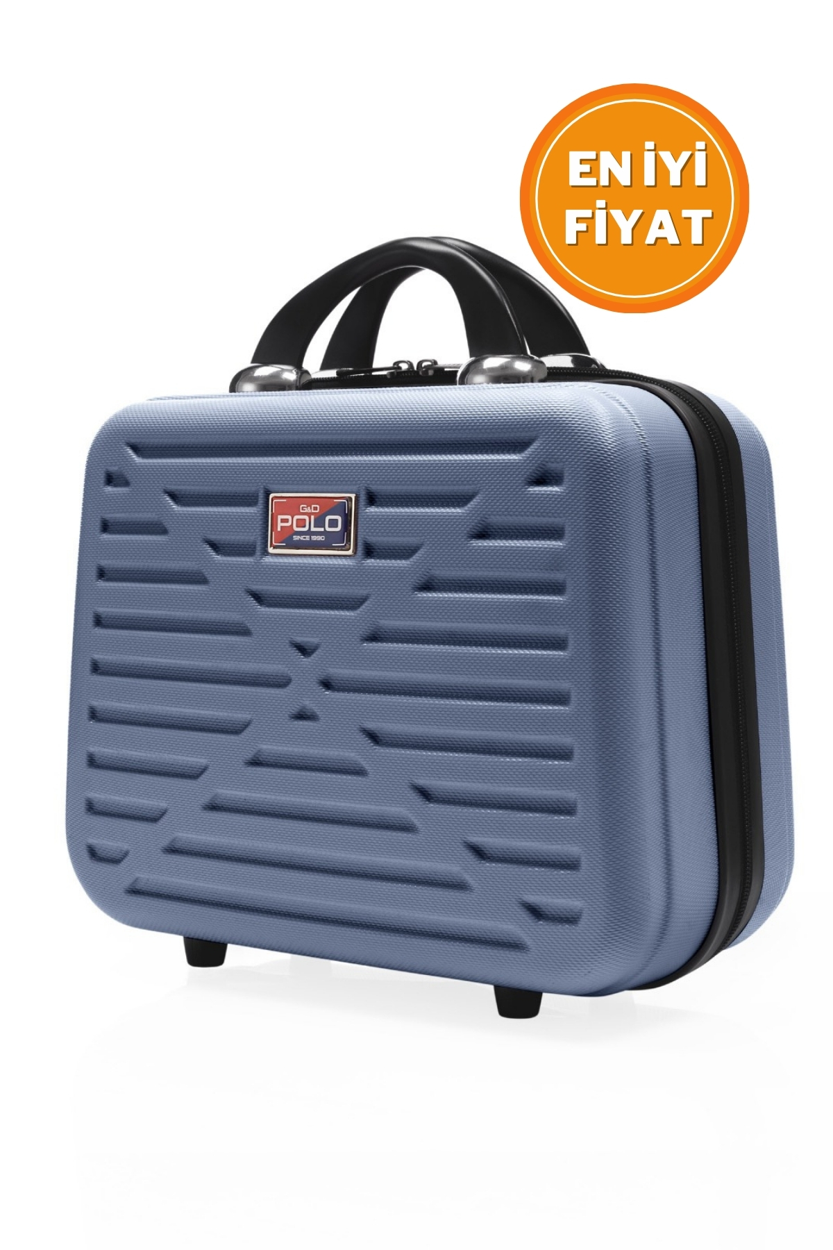 G&D Polo Suitcase Abs Çivit Mavi Seyahat & Makyaj & El Çantası 315.07-CivitMavi